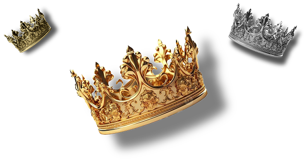 Gold and Silver Crowns